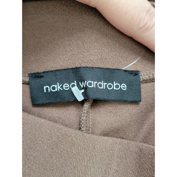 Naked Wardrobe Brown Full Length Pull-on Leggings Women's Small - Picture 4 of 5